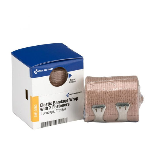 FAE-3009 SmartCompliance First Aid Kit Refill, Elastic Bandage Wrap, 2" x 5yds, Latex-Free - 1/ea