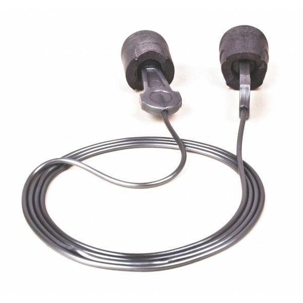 P1401 3M™ E-A-R™ Pistonz™ Earplugs, NRR 29 dB, Corded, Gray — 100 pairs