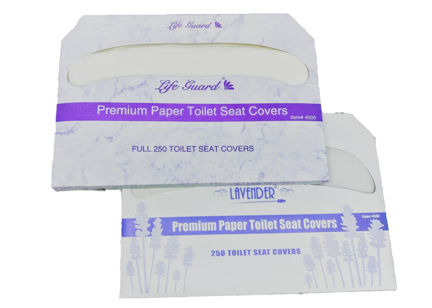 Life Guard Premium Virgin Half Fold Toilet Seat Covers - 5000/cs