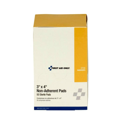 I256 SmartCompliance First Aid Kit Refill, Non Stick Pads, 3" x 4" - 50/ct