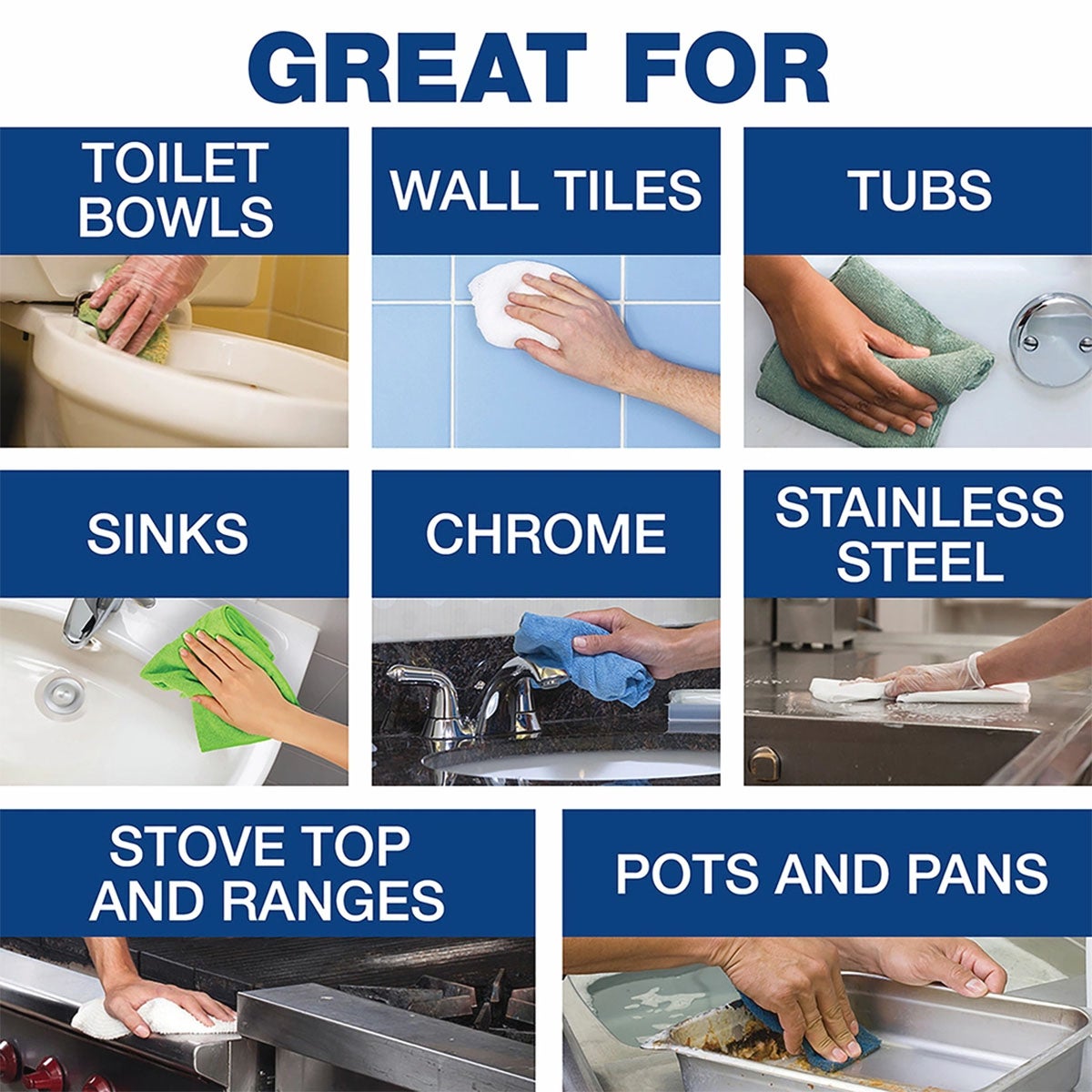 P&G Professional Comet® Cleaner with Bleach, Multi Purpose Liquid, Ready to Use, 3-30, Gallon - 3/cs