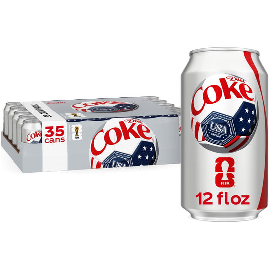 Diet Coca-Cola Soft Drink 12 oz Can - 35/cs