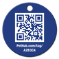 PetHub QR Pet ID Tag – Classic Aluminum