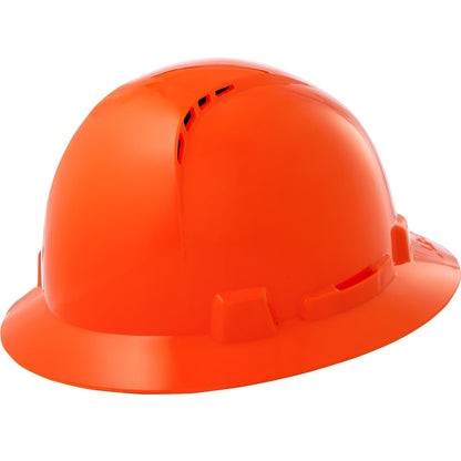 LIFT Safety BRIGGS Full Brim Hard Hat - Vented - Choose Yellow, White, Grey, Blue, Hi-Vis Orange, or Hi-Vis Yellow