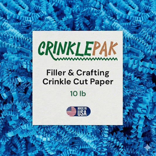10 LB Light Blue Crinkle Paper
