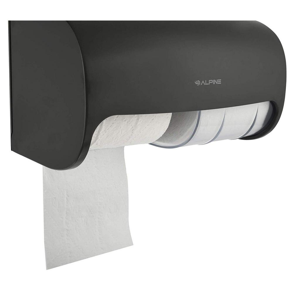 Side-by-Side Double Roll Toilet Tissue Dispenser, Gray — FREE SHIPPING*