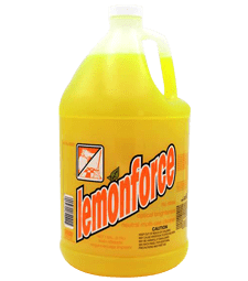 Chemcor Lemonforce Neutral Multi-use Cleaner, Deodorizes, No Rinse, Lemon Scent, Gallon Bottles