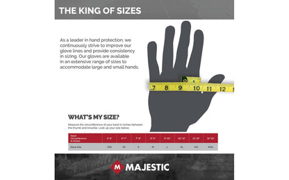 33-7705 Majestic Cut-Less® with Korplex® w Polyurethane Palm, A7 — 12 Pairs or 120 Pairs — FREE SHIPPING*