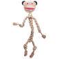 Stuey Sock Monkey Natural Rope Knottie® Dog Toy, Large (9mm rope diameter)