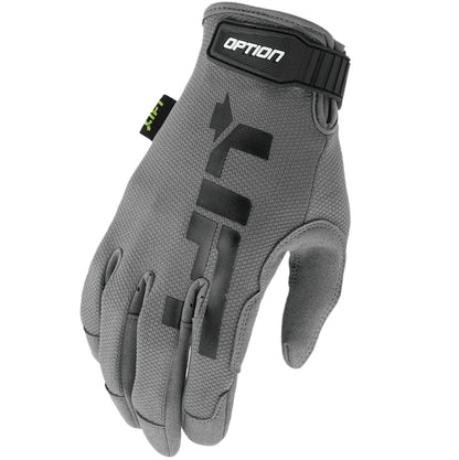 LIFT Safety OPTION Glove (lightweight, breathable medium duty work) - Grey