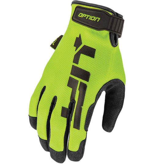 LIFT Safety OPTION Glove (lightweight, breathable medium duty work) - Hi-Viz