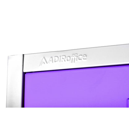 72 in. H x 12 in. W 4-Compartment Steel Storage Locker, Purple — FREE SHIPPING*