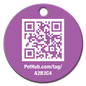 PetHub QR Pet ID Tag – Classic Aluminum