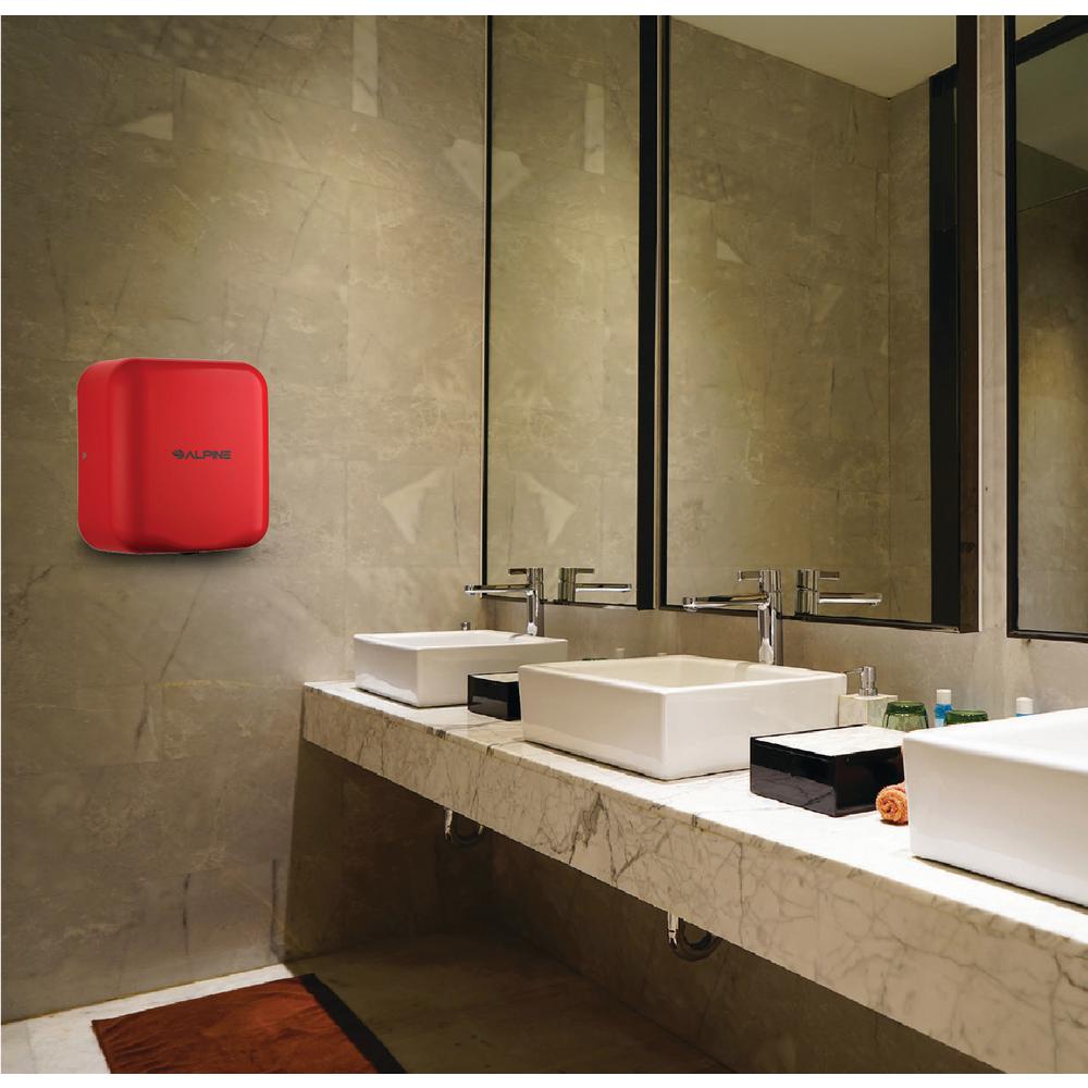 Hemlock High Speed, Commercial Hand Dryer, Red, 120V — FREE SHIPPING*