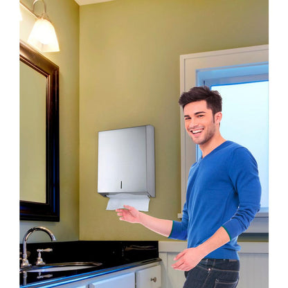 C-Fold/Multifold Paper Towel Dispenser, Stainless Steel Brushed — FREE SHIPPING*