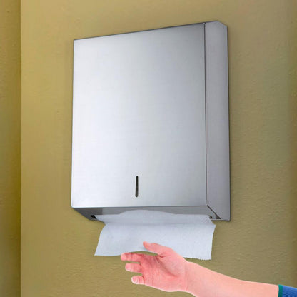 C-Fold/Multifold Paper Towel Dispenser, Stainless Steel Brushed — FREE SHIPPING*