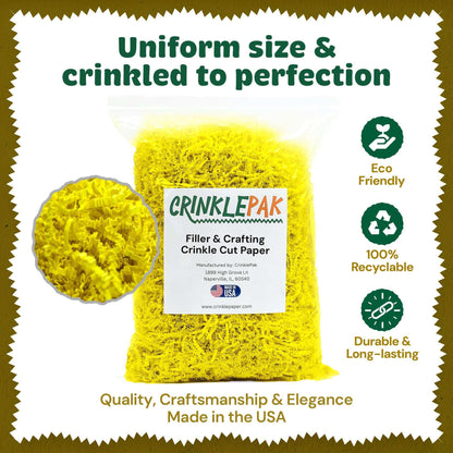 10 LB Yellow Crinkle Paper