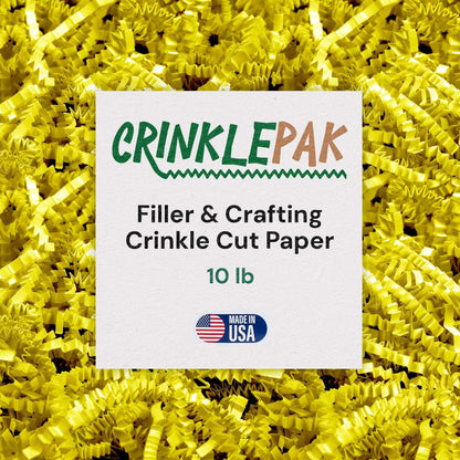 10 LB Yellow Crinkle Paper